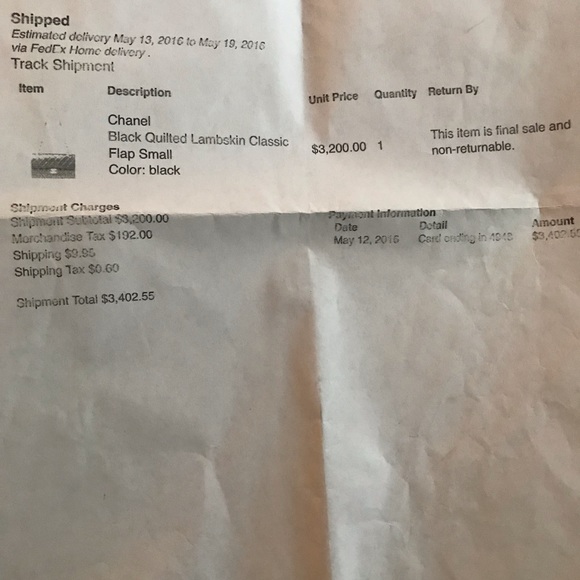 Authentic Chanel bag (Vintage) Black - Picture 6 of 7